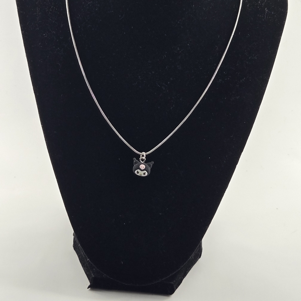 Kuromi Handmade Necklace & Earrings Set